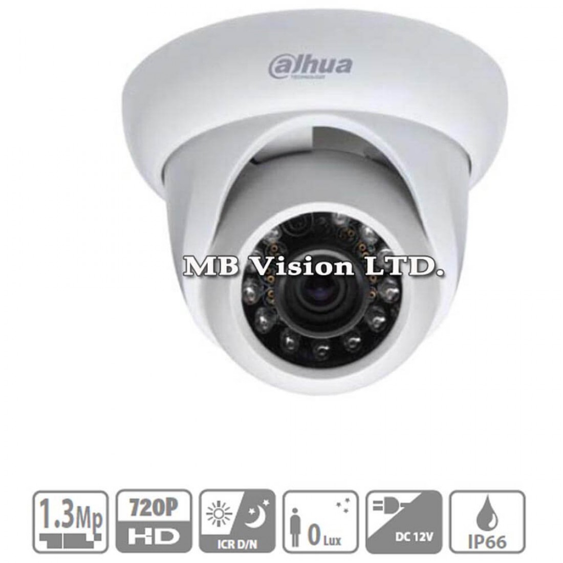 5MP Camera Dahua HAC HDW1500EM A POC 0280B 2 8mm IR 50m Cctvspot Co Uk