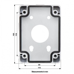 Dahua PFA120 junction box for PTZ cameras Dahua PFA120 junction box for PTZ cameras