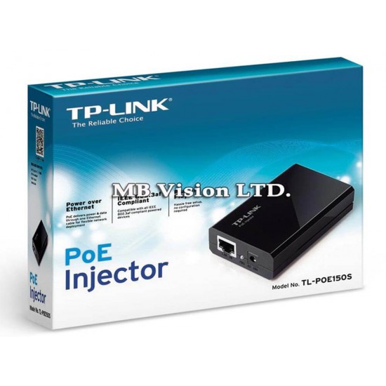 PoE Injector TL-POE150S for IP camera