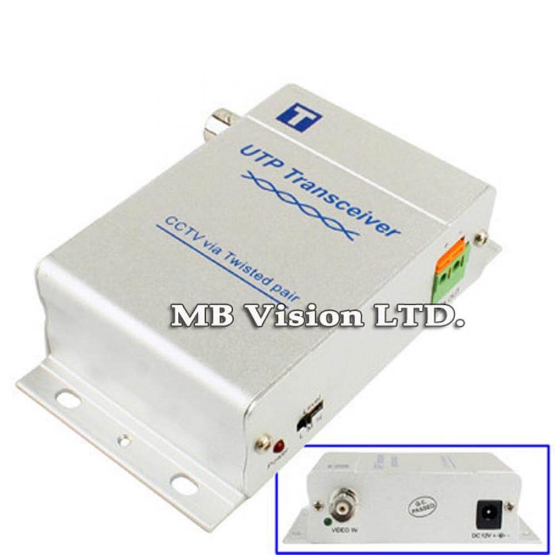 1ch active video balun transmitter cctvspot.co.uk
