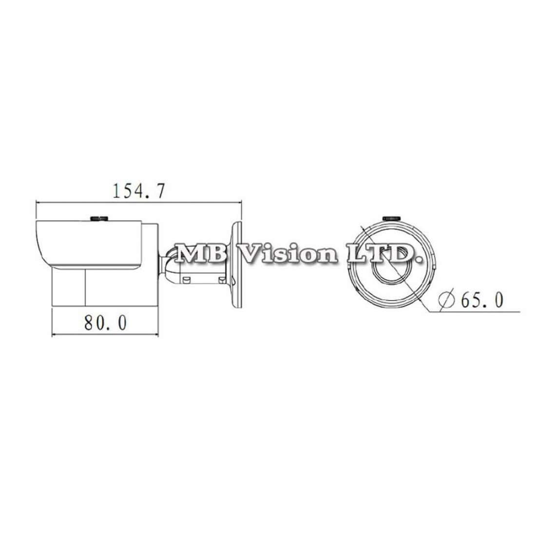 2.1 MP HD CVI surveillance camera Dahua HACHFW2221S cctvspot.co.uk