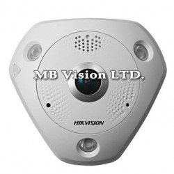3MP Fisheye IP camera Hikvision DS-2CD6332FWD-I, IR 10m
