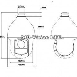 1.3MP IP PTZ camera Dahua SD59120Т-HN, 20x optical, IR 100m 1.3MP IP PTZ camera Dahua SD59120Т-HN, 20x optical, IR 100m