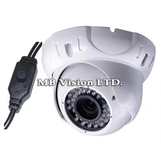 IR variofocal 2.8-12mm camera with IR up to 40m, 1000TVL resolution - LIRDSSFP
