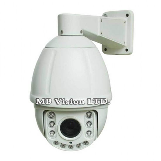 Speed dome PTZ security camera Longse, 22x optical zoom, night vision (IR) up to 100m - PT6A022