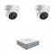 DVR pack with 2 dome Full HD cameras, IR 40m and 4ch DVR
