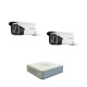 DVR pack with 2 Full HD cameras, IR up to 80m and 4ch DVR