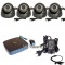 4 dome, waterproof cameras DVR kit