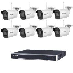 8 Wi-Fi IP cameras kit, 4MP, IR 30m